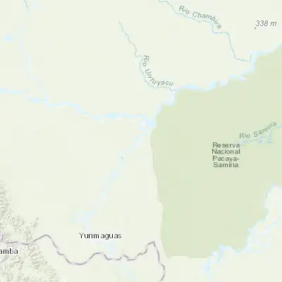 Map showing location of Lagunas (-5.226940, -75.675280)