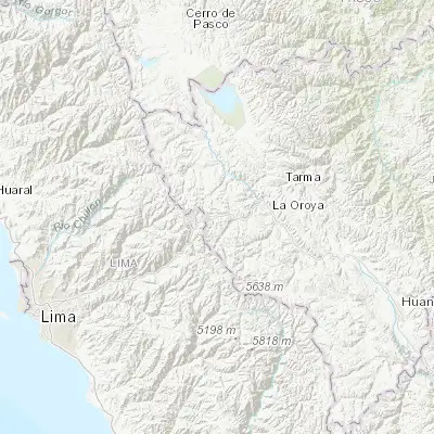 Map showing location of Morococha (-11.599720, -76.141110)