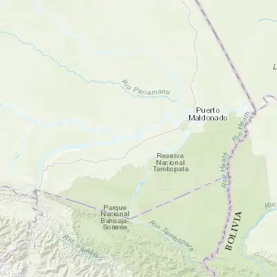 Map showing location of Puerto Rosario de Laberinto (-12.717320, -69.586940)