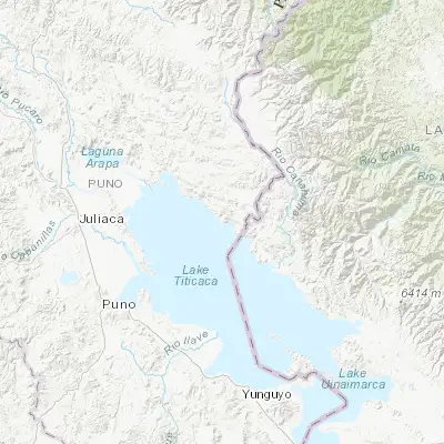 Map showing location of Putina (-15.476400, -69.432920)