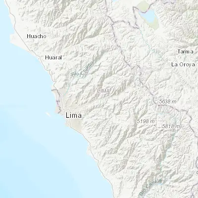 Map showing location of Ricardo Palma (-11.919780, -76.656100)