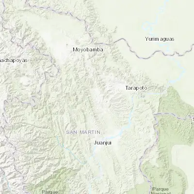 Map showing location of San Jose De Sisa (-6.613750, -76.693090)