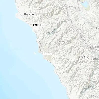 Map showing location of Santa María (-12.005380, -76.893290)