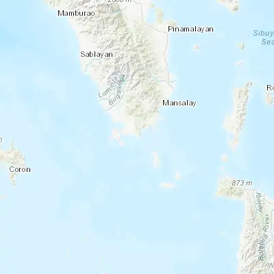 Map showing location of Alibug (12.229060, 121.228110)
