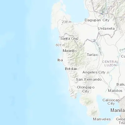 Map showing location of Amuñgan (15.365200, 119.958200)