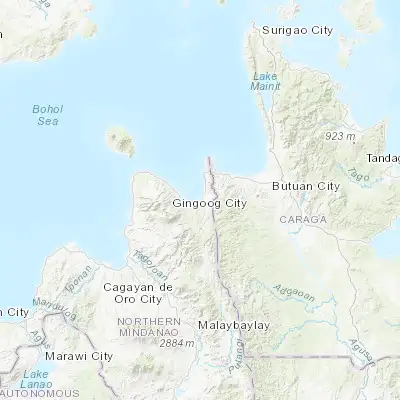 Map showing location of Anakan (8.847780, 125.151390)