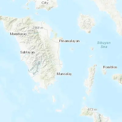 Map showing location of Anilao (12.714020, 121.512420)