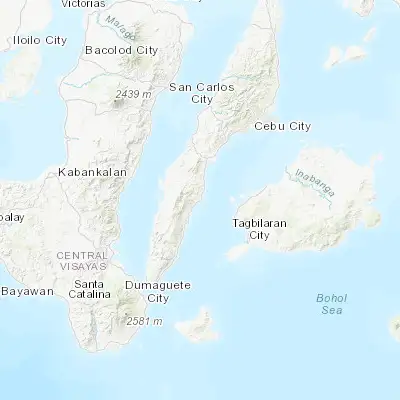 Map showing location of Argao (9.879440, 123.595560)