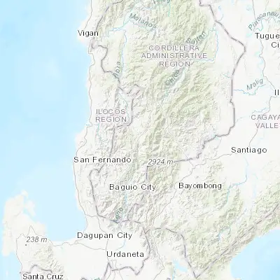Map showing location of Baculongan (16.800000, 120.833300)