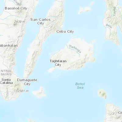 Map showing location of Balilihan (9.756100, 123.973000)