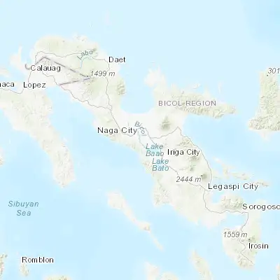 Map showing location of Baliuag Nuevo (13.521400, 123.201600)