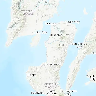 Map showing location of Baliwagan (10.397100, 122.891100)