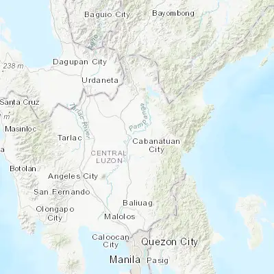 Map showing location of Bangad (15.501900, 121.027500)