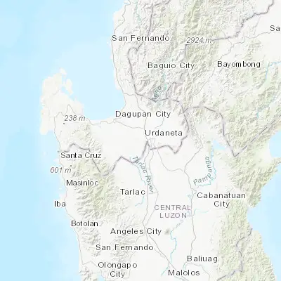 Map showing location of Barangobong (15.877780, 120.548330)