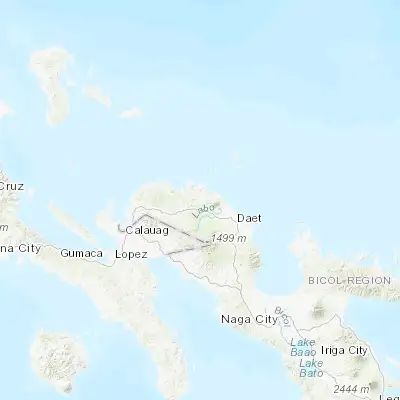 Map showing location of Batobalane (14.233330, 122.750000)