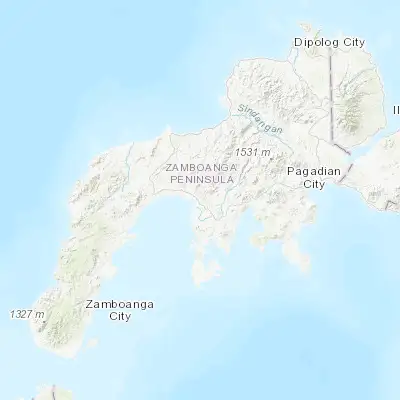 Map showing location of Batu (7.753330, 122.829440)