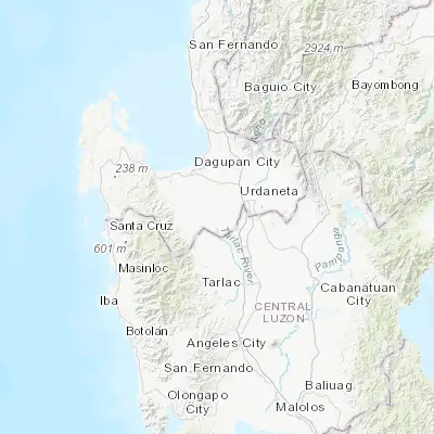 Map showing location of Bayambang (15.812700, 120.455700)