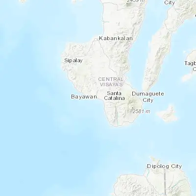 Map showing location of Bayawan (9.364900, 122.804000)