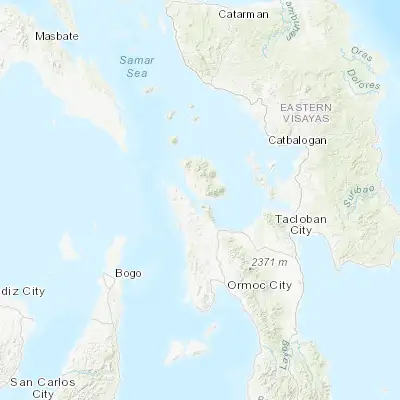 Map showing location of Biliran (11.466940, 124.473960)