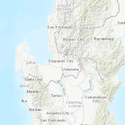 Map showing location of Binalonan (16.050300, 120.592600)