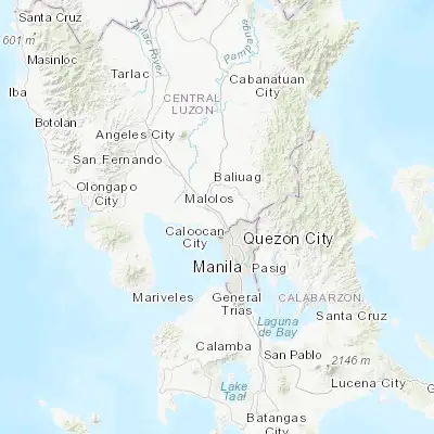 Map showing location of Bocaue (14.798330, 120.926110)