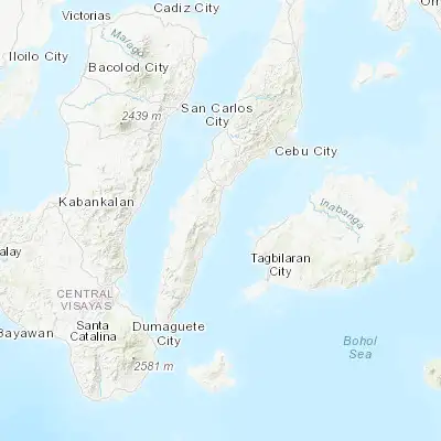 Map showing location of Bulasa (9.932060, 123.618020)