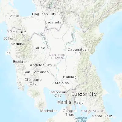 Map showing location of Buliran Segundo (15.266670, 120.866670)