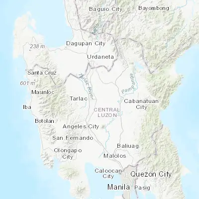 Map showing location of Bundoc (15.485750, 120.717430)