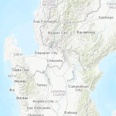 Map showing location of Cabalaoangan (15.983330, 120.783330)