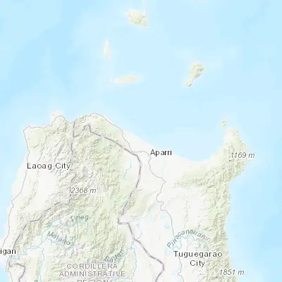 Map showing location of Cabaritan East (18.417810, 121.488720)