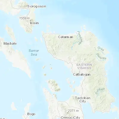 Map showing location of Calbayog City (12.066800, 124.596200)