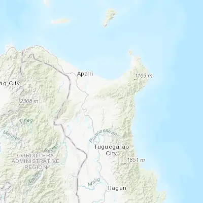 Map showing location of Capissayan Sur (18.050900, 121.817700)