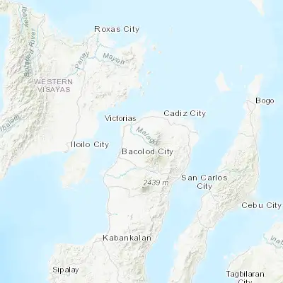 Map showing location of Capitan Ramon (10.760200, 123.114800)