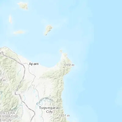 Map showing location of Casambalangan (18.376460, 122.127450)