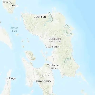 Map showing location of Catbalogan (11.775280, 124.886110)
