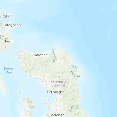 Map showing location of Catubig (12.409800, 125.054800)