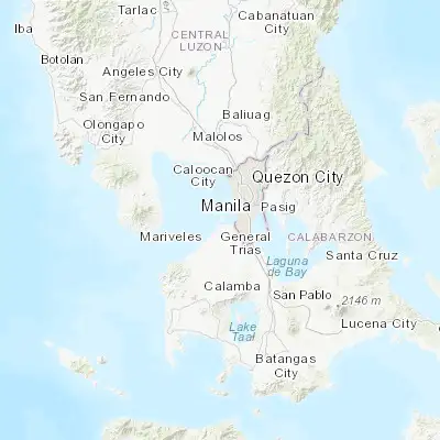 Map showing location of Cavite City (14.483690, 120.898780)