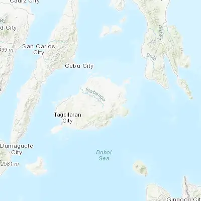 Map showing location of Dagohoy (9.900160, 124.283220)