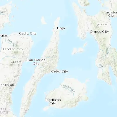 Map showing location of Danao (10.520830, 124.027220)
