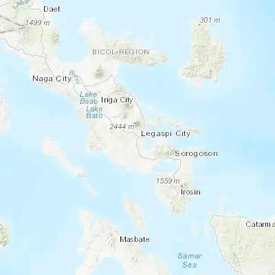 Map showing location of Daraga (13.148300, 123.712400)