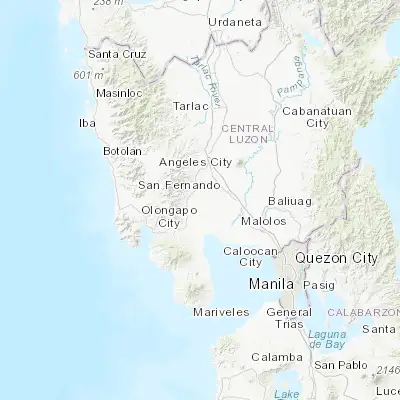 Map showing location of Del Carmen (15.005440, 120.534120)