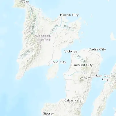 Map showing location of Dumangas (10.825000, 122.713000)