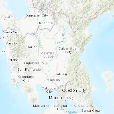 Map showing location of Gapan (15.307200, 120.946400)