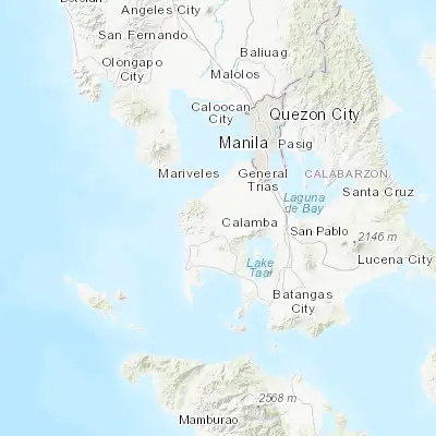 Map showing location of General Emilio Aguinaldo (14.184170, 120.795830)