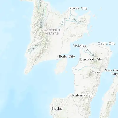 Map showing location of Iloilo (10.696940, 122.564440)