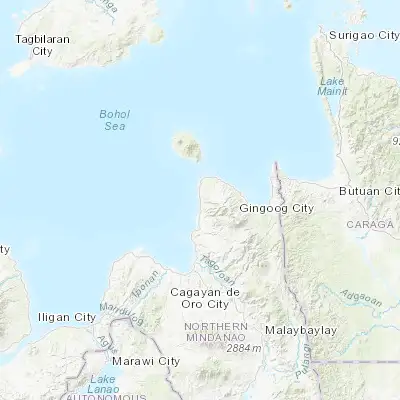 Map showing location of Inobulan (8.886390, 124.794720)
