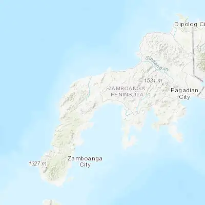 Map showing location of Ipil (7.784440, 122.586110)