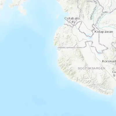 Map showing location of Kalamansig (6.551870, 124.051110)