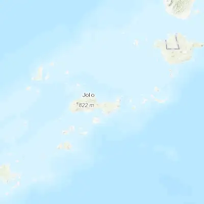 Map showing location of Kansipati (6.001110, 121.234440)