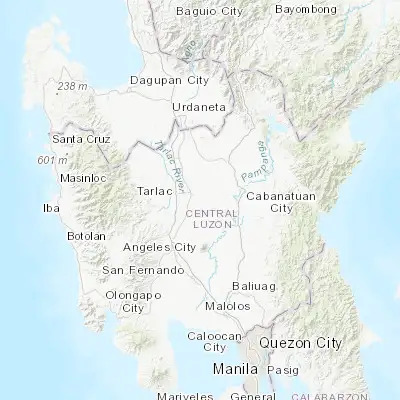Map showing location of La Paz (15.441250, 120.728630)